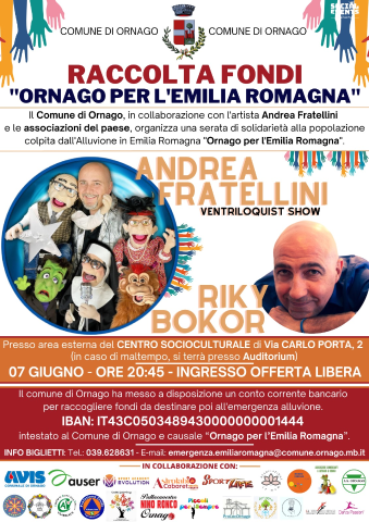 Raccolta fondi "Ornago per l'Emilia Romagna"