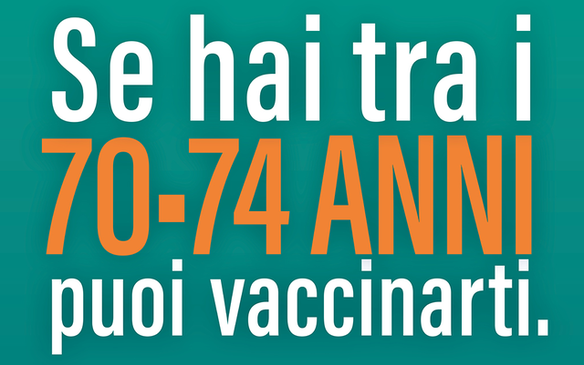 Vaccinazioni 74 - 70 anni