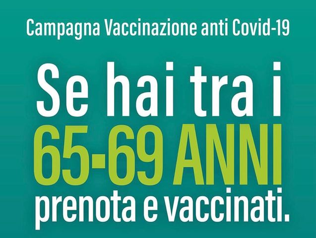 Vaccinazioni + 65 Anni
