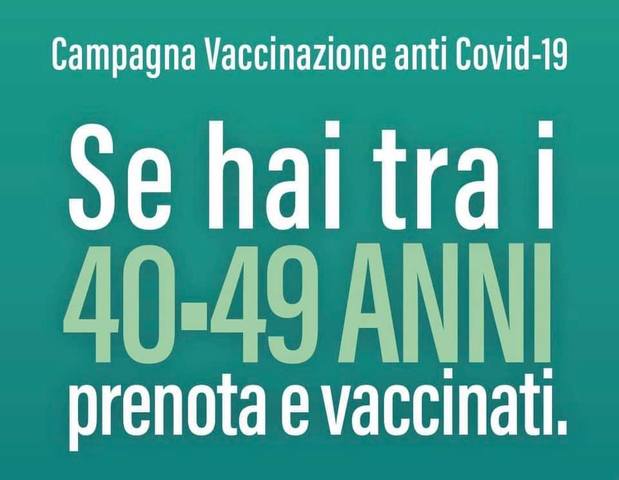 Vaccinazioni 40 - 49 Anni
